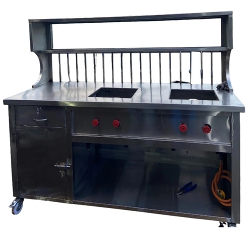 Fast Food Two Burner Counter
