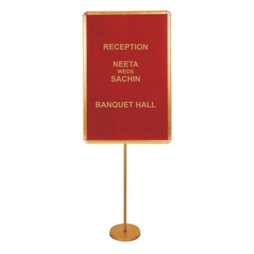 Golden Grooved Notice Board