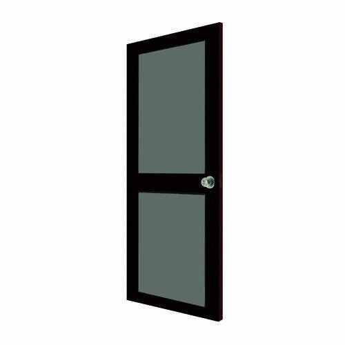Pvc Panel Gray Brown Door - Open Style: Sliding
