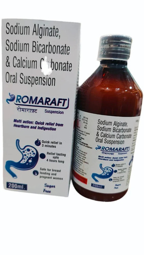 Sodium Alginate Sodium Bicarbonate Calcium Carbonate Pharmaceutical Syrup