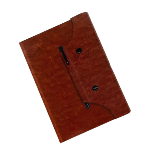 Brown Leather Cover Diary