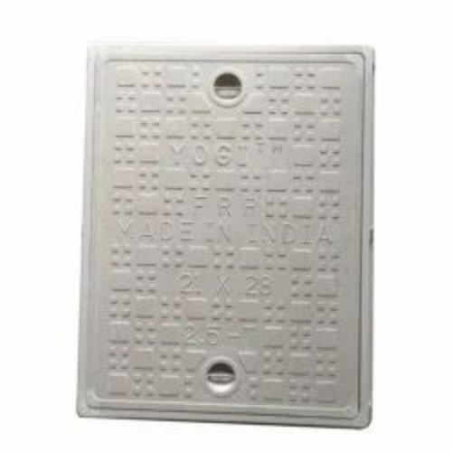 Gray Manhole Cover