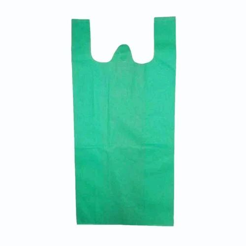 Green Non Woven W Cut Bag