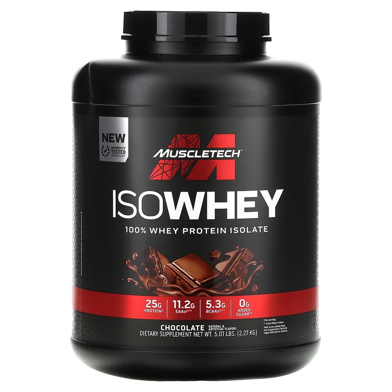 Isowhey 100% Whey Protein Isolate Chocolate 5.01 Lbs (2.27 Kg)
