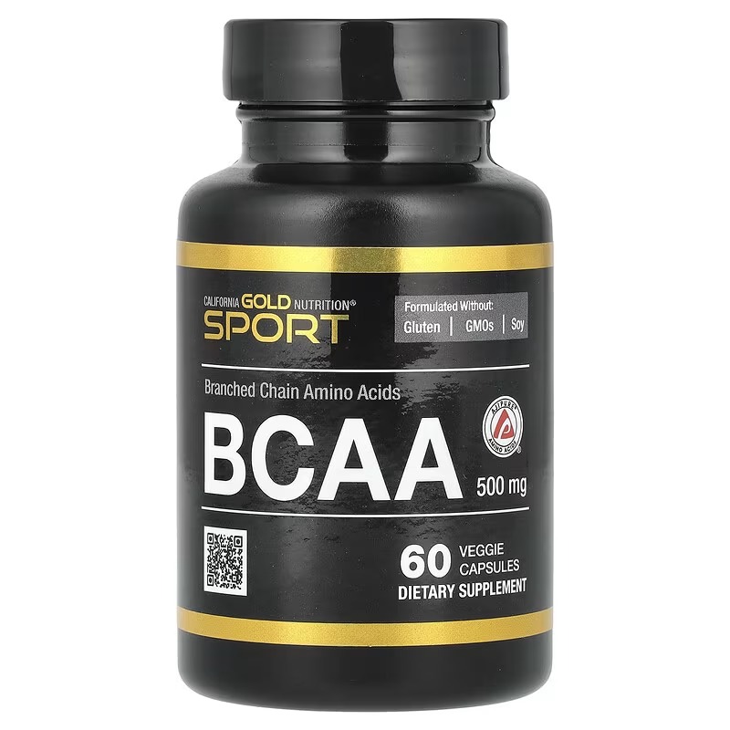 California Gold Nutrition Branched Chain Amino Acids BCAAs Dietary Supplement Capsule