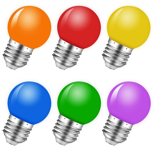 Colored Light Bulb