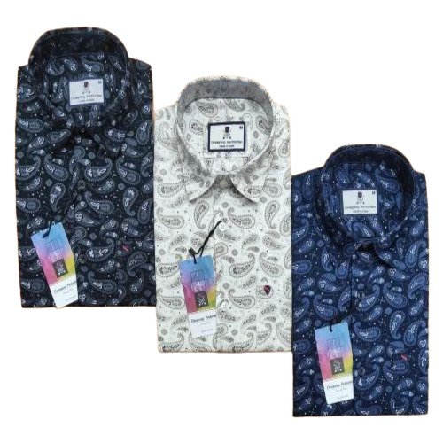 Men Flower Printed Shirt