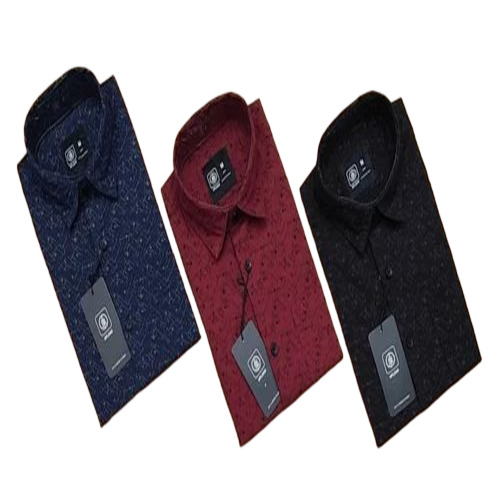 Mens Printed Cotton Shirt
