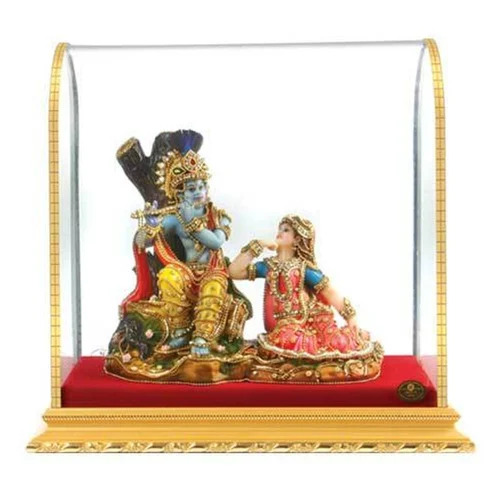 Playing Flute Radha Krishna Fiber Statue