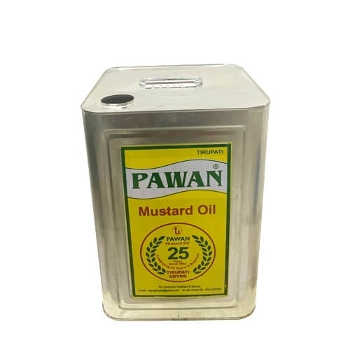 Screen Printed Oil Tin Container