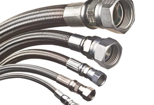 Braided Hose Pipe - Color: Black