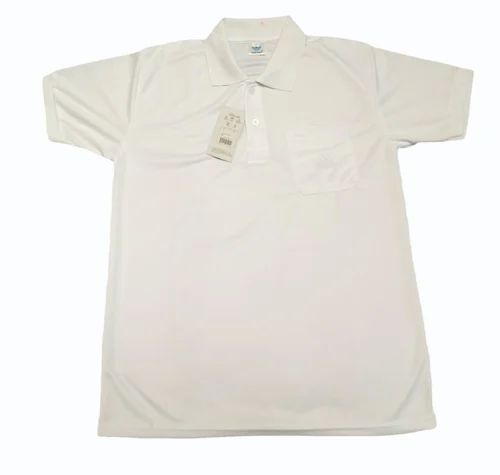 Knitted Men Polo Neck T Shirt