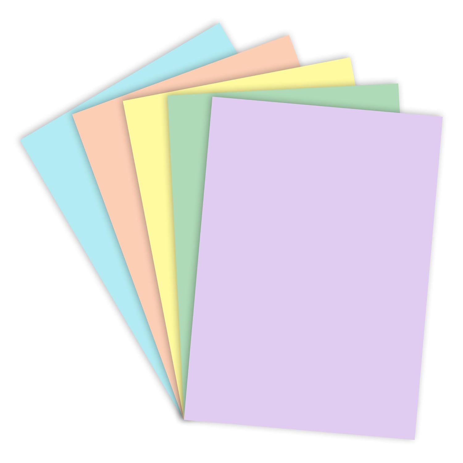 Lakeer A4 Pastel Color Paper Pack Of 50 Sheets