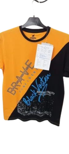 Men Printed Round Neck T Shirt