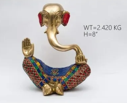 Designer Ganesha Statue With Stone Work
