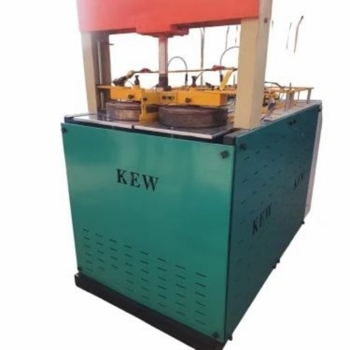 Double die paper plate making machine