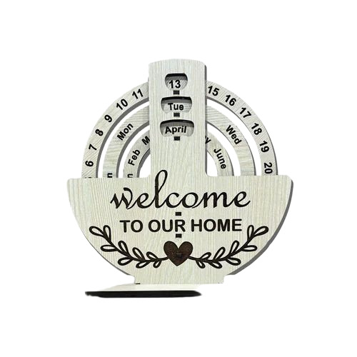 Mdf Home Table Calendar