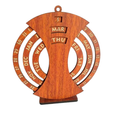 Mdf Round Table Calendar