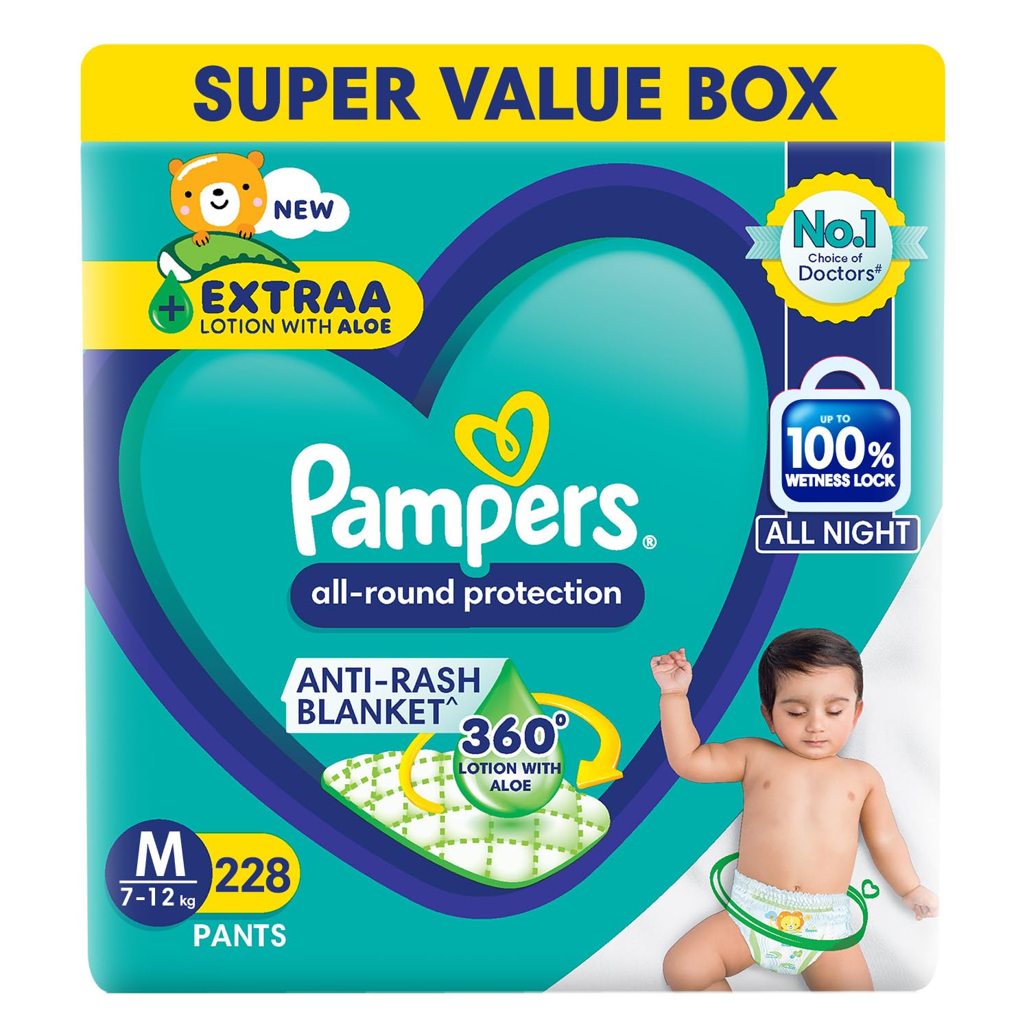 Pampers All Round Protection Baby Diapers