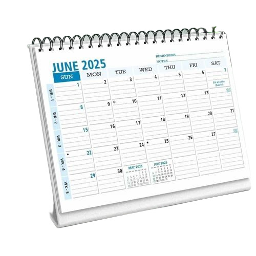 Printed Paper Table Calendar
