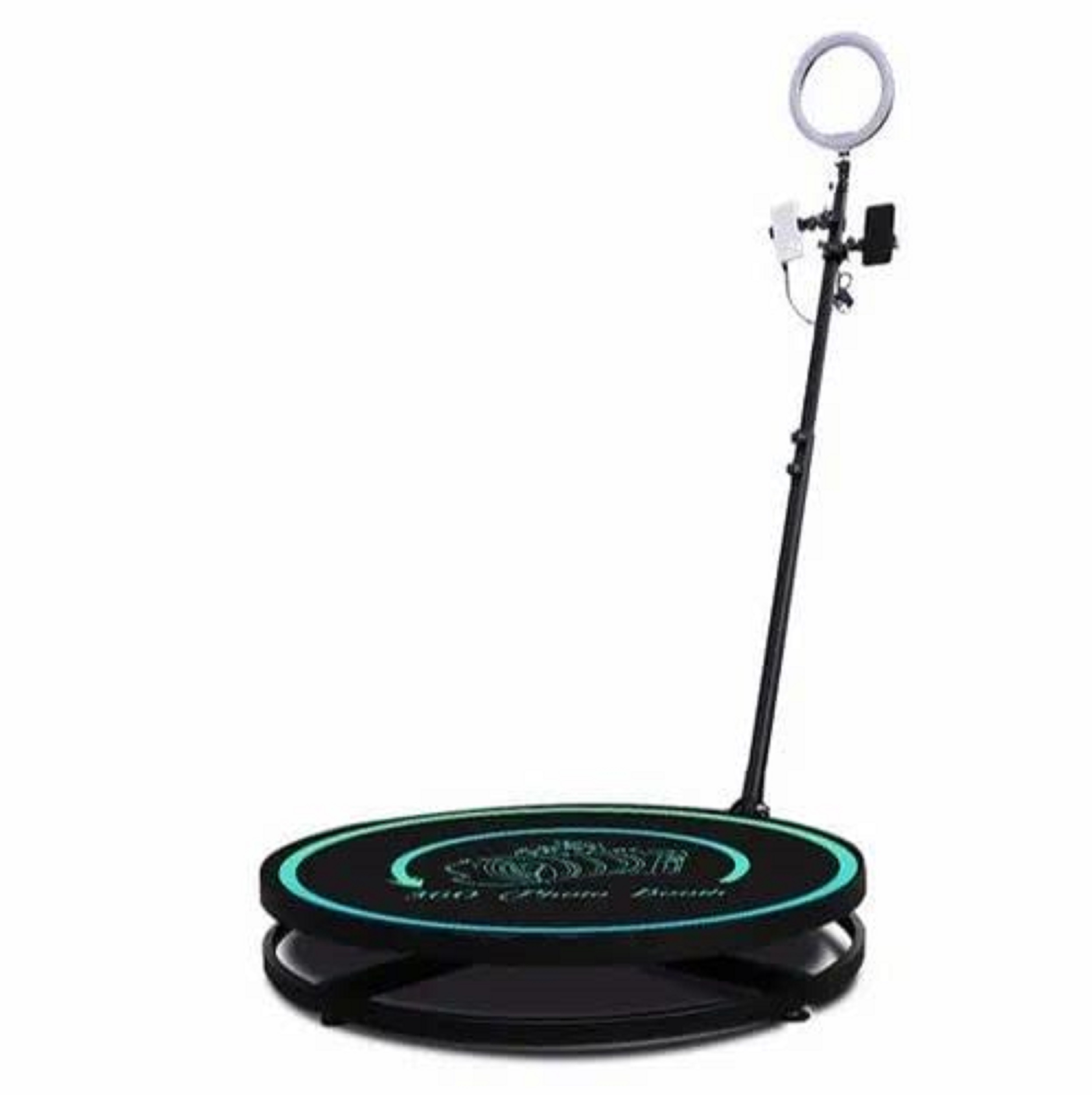 360 Photo Booth Rotating Machine Selfie Booth Platform Spin for Camera Video Photo Booth for Events Parties Platform