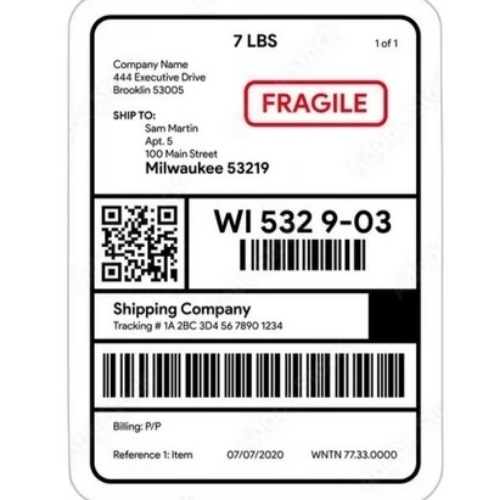 Carton Box Label
