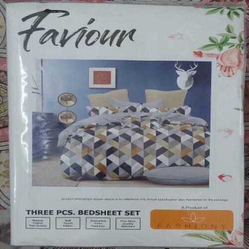 Cotton Printed Double Bed Sheet By Jai Paras Fabrics
