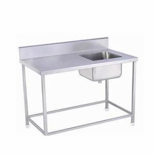 stainless steel kitchen table