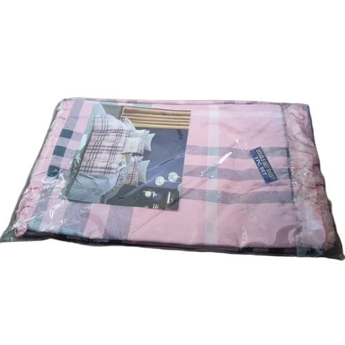 Pink Cotton Double Bed Sheets