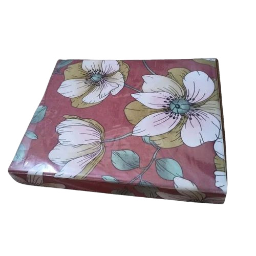 Polyester Floral Printed Double Bed Sheet