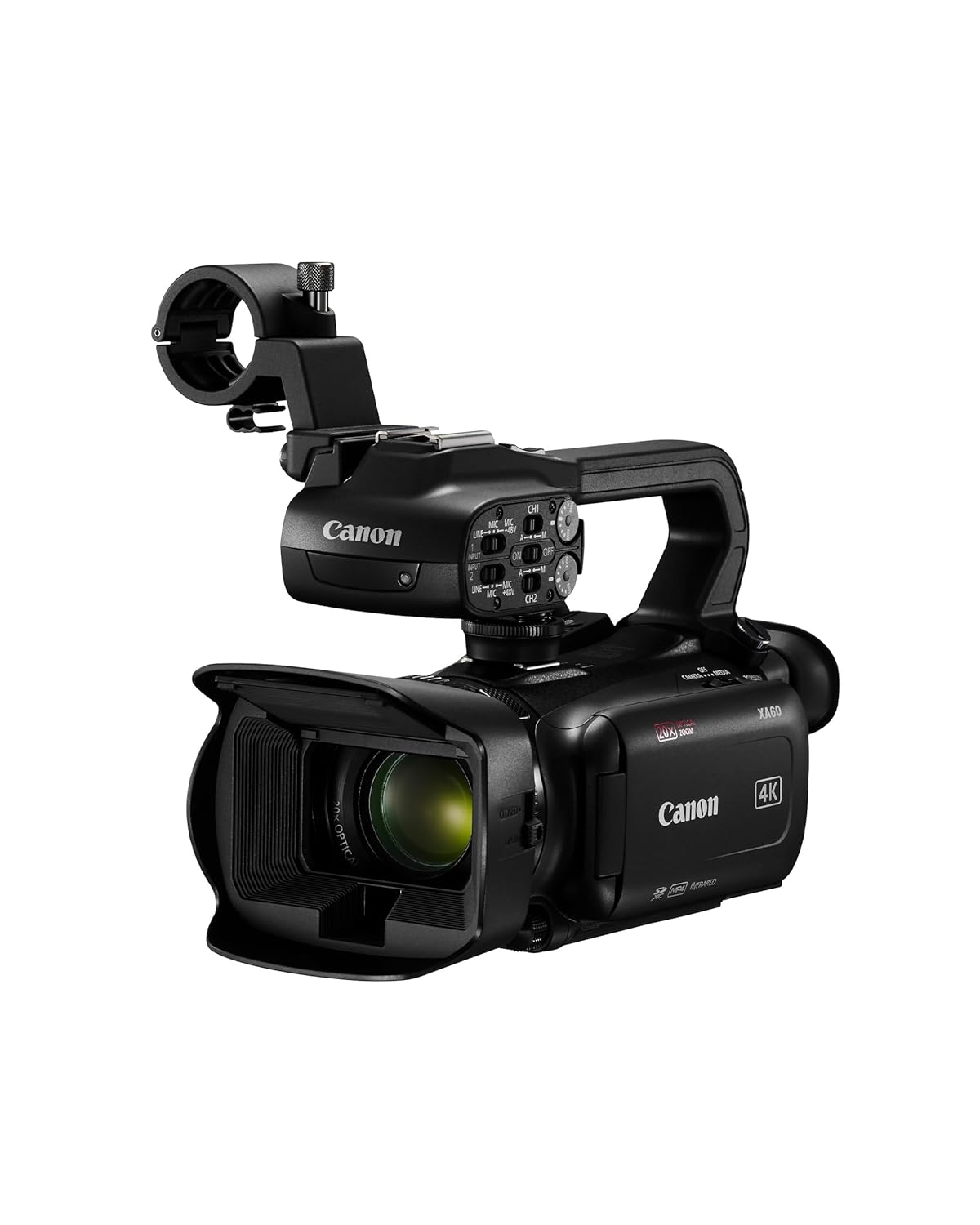 Canon XA60 4K Professional Camcorder with 20x Optical Zoom|| Dual SD Card Slot- Black