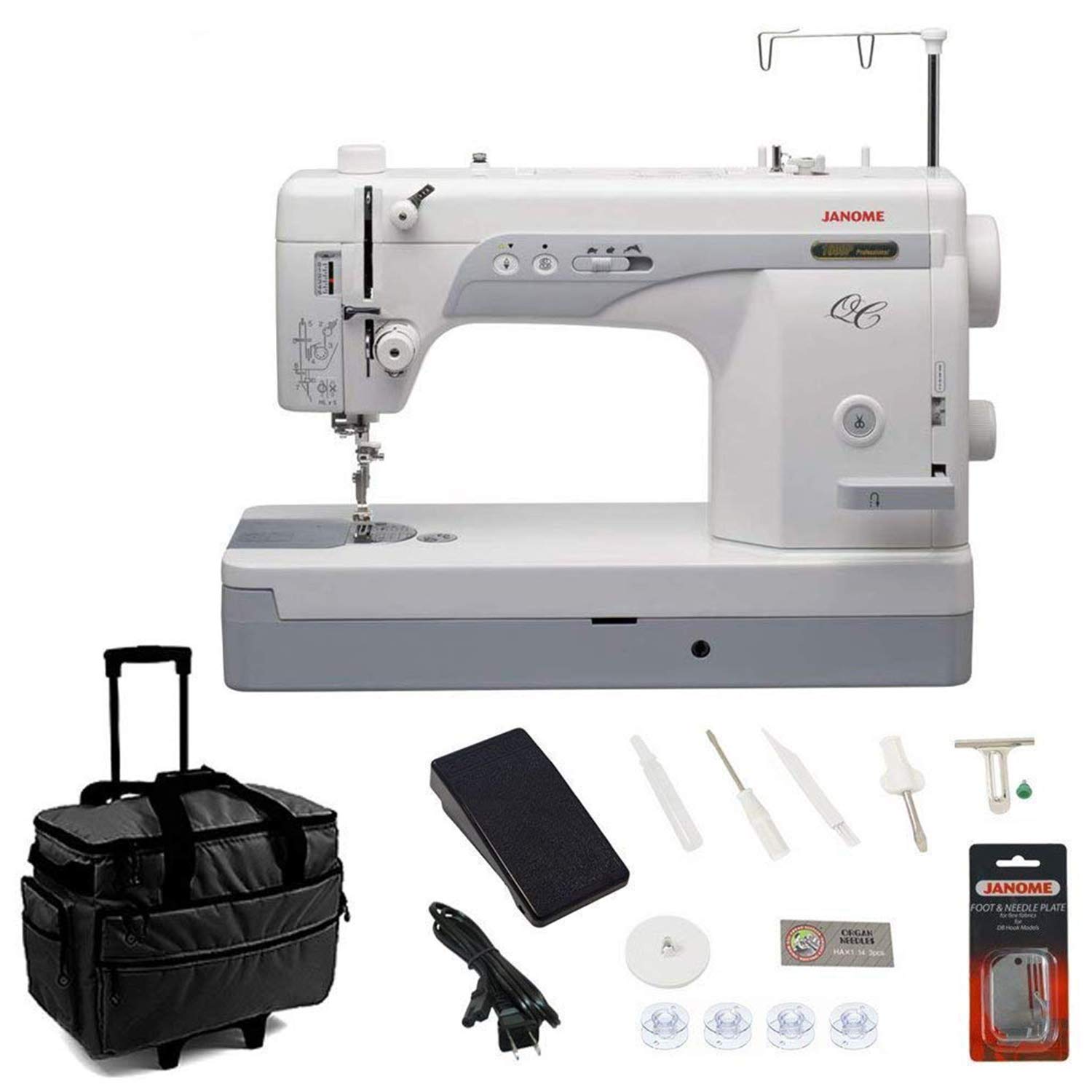 Janome 1600P Qc Sewing Quilting Machine - Weight: 10.00 Kilograms (Kg)