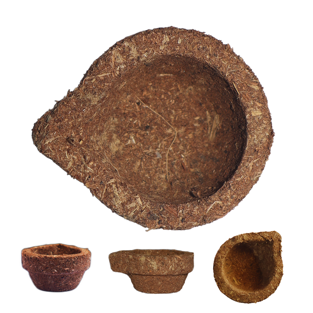 Panchagavya Vilakku Diya - Color: Brown