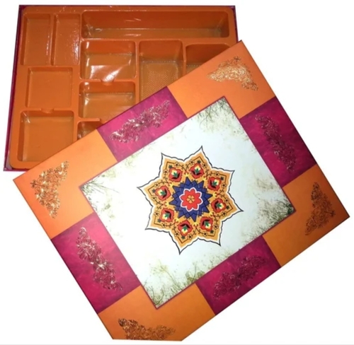Cardboard Fancy Printed Bhaji Box