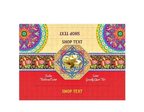 Cardboard Rectangular Colorful Sweet Boxes