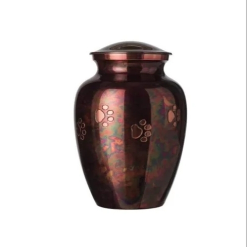 Printed Aluminium Ash Urn