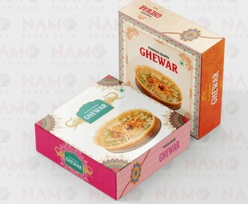 Square Ghevar Packaging Box