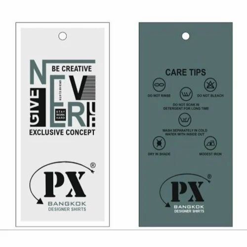 clothes hang tag
