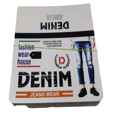 70gsm Jeans Printed Garments Label