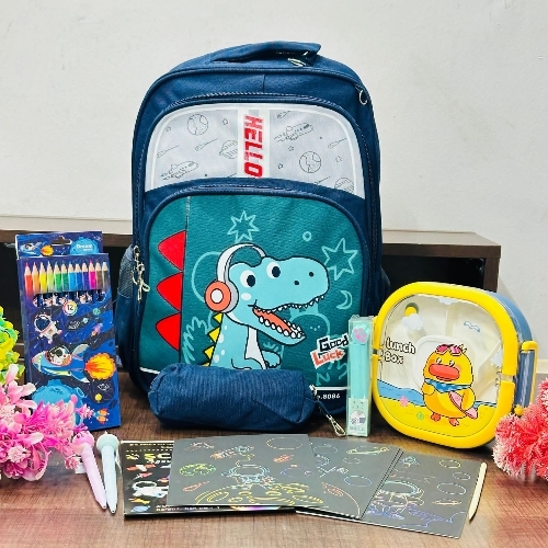 Blue yellow bag