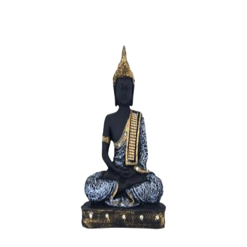 Resin Grey Buddha Statue