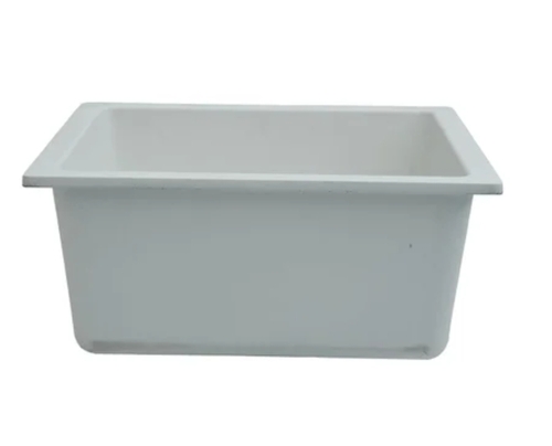 White Granite Quartz Single Bowl Kitchen Sink
