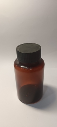 120CC AMBER PET TABLET CONTAINER