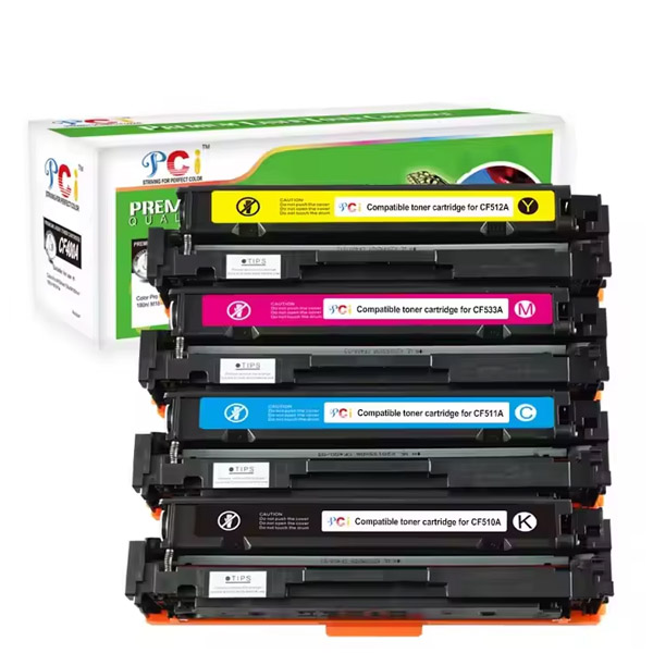Cf530A 205A Compatible Color Toner Cartridge - Color: Black