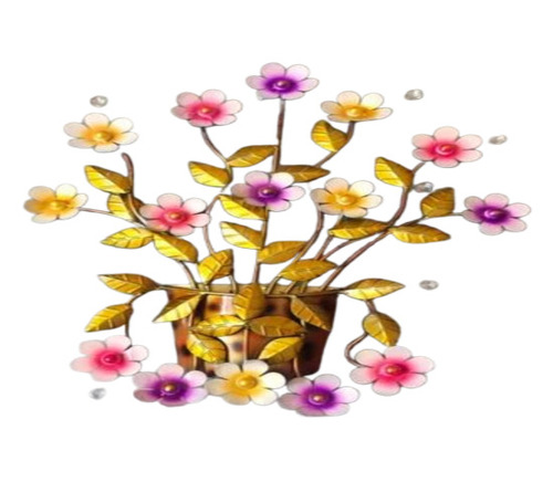 Floral Handcrafted Metal Wall Art