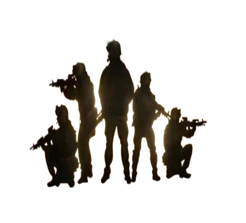 Military Soldiers Metal Wall Art