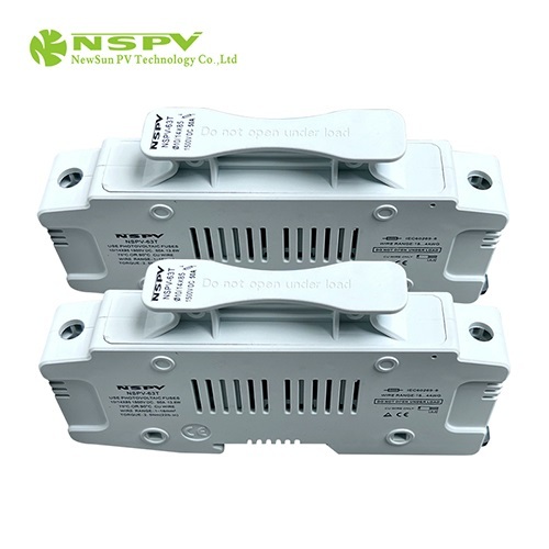 Rail Installation 1500V PV Solar Fuse Holder