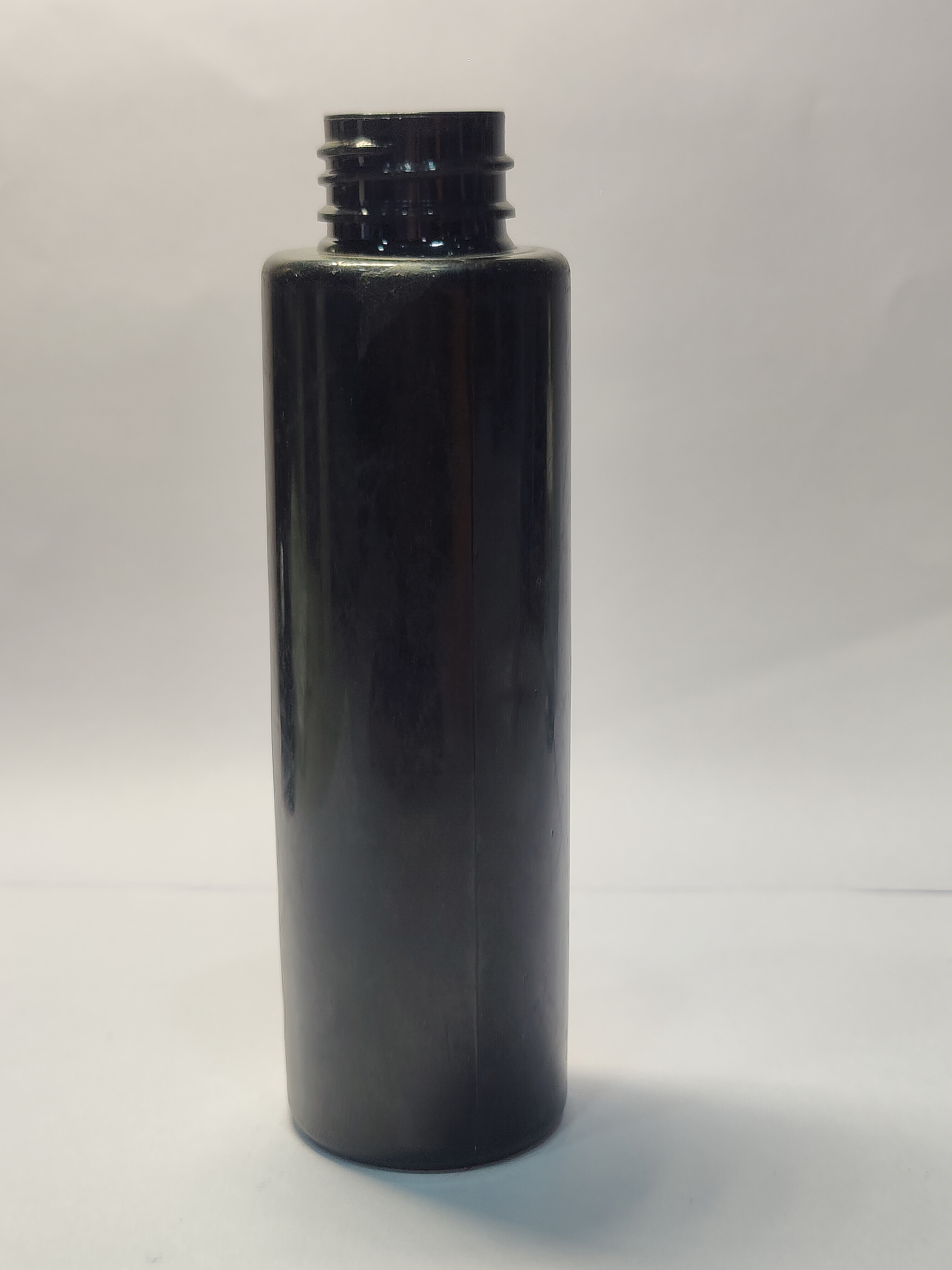100ml Black Sleek Pet Bottle