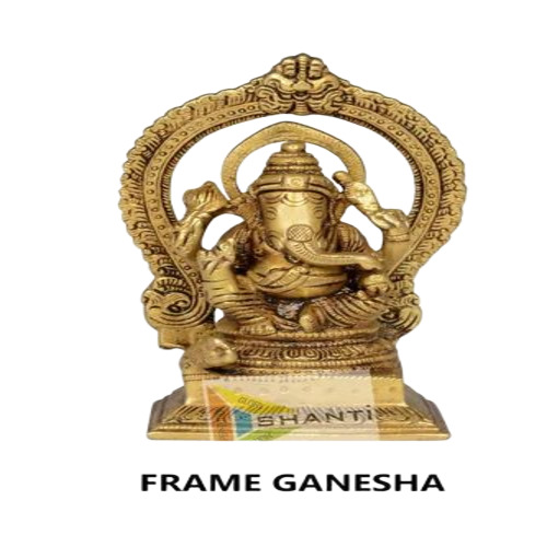 Antique Brass Ganesh Statue