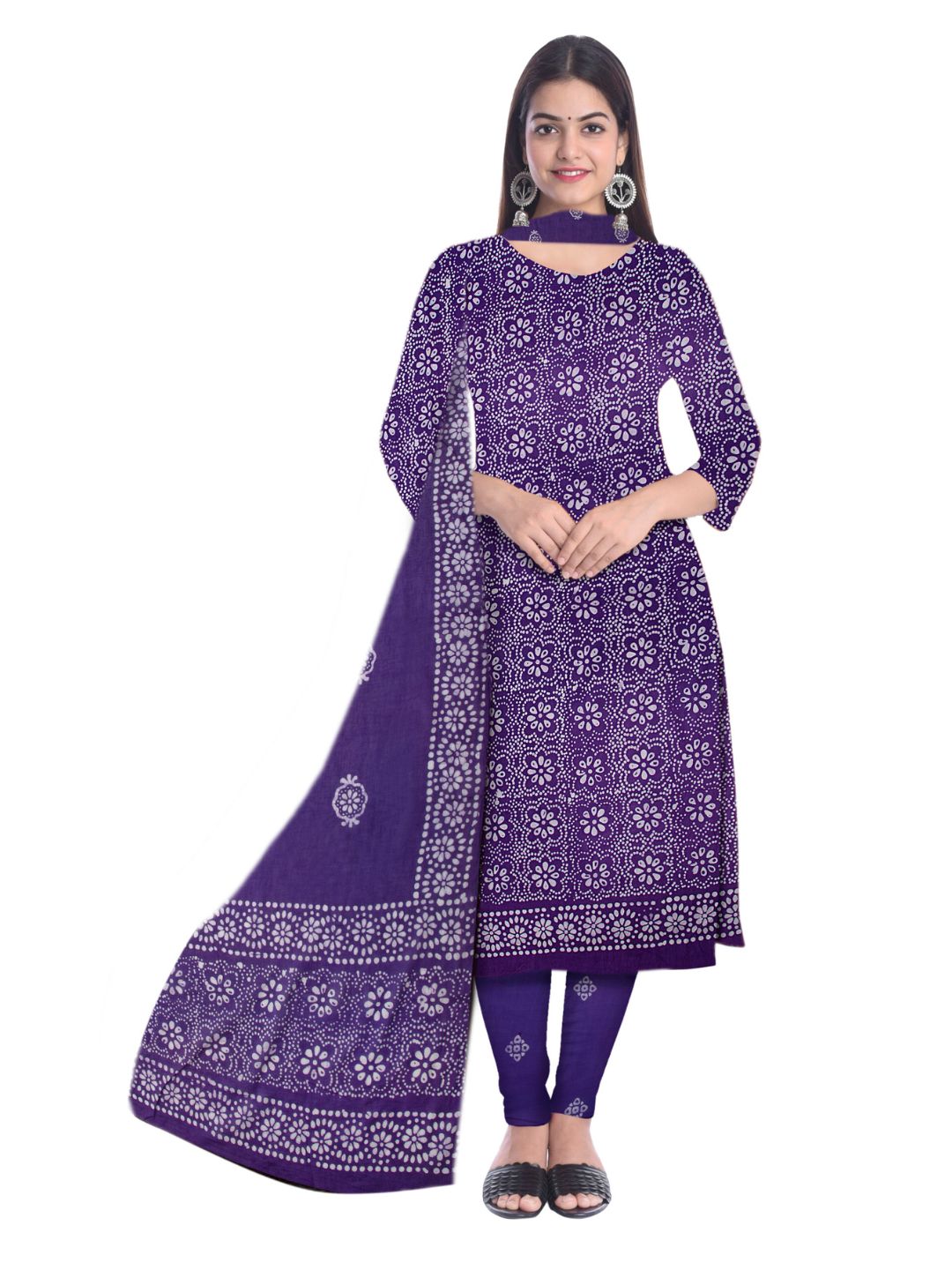 Bombay Batik Cotton Dress Material - Attributes: Comfortable & Soft